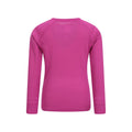 Bright Pink - Back - Mountain Warehouse Childrens-Kids Talus Plain Base Layer Set