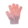 Pink - Side - Mountain Warehouse Childrens-Kids Rainbow Knitted Hat Gloves And Scarf Set