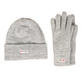 Light Grey - Front - Mountain Warehouse Womens-Ladies Thinsulate Fleece Beanie & Gloves Set