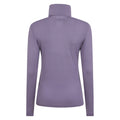 Dusky Purple - Back - Mountain Warehouse Womens-Ladies Keep The Heat Isotherm Roll Neck Base Layer Top