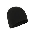 Black - Side - Mountain Warehouse Mens St Anton Beanie