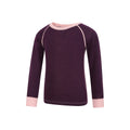 Berry - Lifestyle - Mountain Warehouse Childrens-Kids Merino II Round Neck Base Layer Top