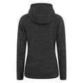 Black - Back - Mountain Warehouse Womens-Ladies Snowdonia Fleece Full Zip Hoodie