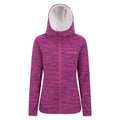 Grape - Front - Mountain Warehouse Womens-Ladies Snowdonia Fleece Full Zip Hoodie