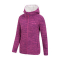 Grape - Lifestyle - Mountain Warehouse Womens-Ladies Snowdonia Fleece Full Zip Hoodie