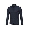 Navy - Lifestyle - Mountain Warehouse Mens Talus Zip Neck Long-Sleeved Thermal Top