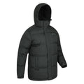 Black - Side - Mountain Warehouse Mens Snow Padded Jacket