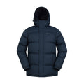 Navy - Front - Mountain Warehouse Mens Snow Padded Jacket