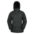 Black - Front - Mountain Warehouse Mens Snow Padded Jacket