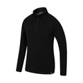 Black - Side - Mountain Warehouse Mens Merino Wool Base Layer Top (Pack of 2)