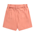 Pink - Back - Animal Womens-Ladies Loren Paperbag Shorts