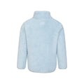 Pale Blue - Back - Mountain Warehouse Childrens-Kids Teddy Half Zip Fleece Top