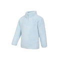 Pale Blue - Lifestyle - Mountain Warehouse Childrens-Kids Teddy Half Zip Fleece Top