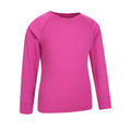 Pink - Back - Mountain Warehouse Childrens-Kids Talus Round Neck Base Layer Top