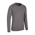 Grey - Back - Mountain Warehouse Mens Stripe IsoCool Base Layer Top