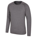 Grey - Side - Mountain Warehouse Mens Stripe IsoCool Base Layer Top