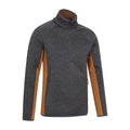 Dark Grey - Back - Mountain Warehouse Mens Treston Fleece Top