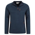 Navy - Side - Mountain Warehouse Mens Treston Fleece Top