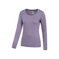 Dusky Purple - Side - Mountain Warehouse Womens-Ladies Keep The Heat Thermal Top