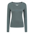 Khaki Green - Front - Mountain Warehouse Womens-Ladies Keep The Heat Thermal Top