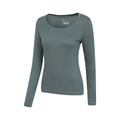 Khaki Green - Side - Mountain Warehouse Womens-Ladies Keep The Heat Thermal Top