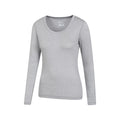 Grey - Back - Mountain Warehouse Womens-Ladies Keep The Heat Thermal Top