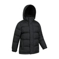 Black - Side - Mountain Warehouse Childrens-Kids Snow II Water Resistant Padded Jacket