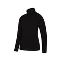 Black - Side - Mountain Warehouse Womens-Ladies Camber II Fleece Top