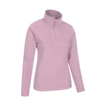 Light Pink - Side - Mountain Warehouse Womens-Ladies Camber II Fleece Top