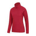 Red - Back - Mountain Warehouse Womens-Ladies Camber II Fleece Top