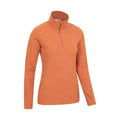 Rust - Side - Mountain Warehouse Womens-Ladies Camber II Fleece Top