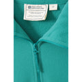 Teal - Pack Shot - Mountain Warehouse Womens-Ladies Camber II Fleece Top