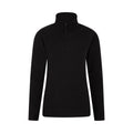 Black - Front - Mountain Warehouse Womens-Ladies Camber II Fleece Top