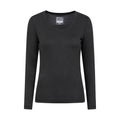 Black - Back - Mountain Warehouse Womens-Ladies Keep The Heat Round Neck Thermal Top (Pack of 2)