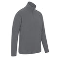 Grey - Back - Mountain Warehouse Mens Camber II Half Zip Fleece Top