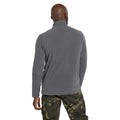 Grey - Side - Mountain Warehouse Mens Camber II Half Zip Fleece Top