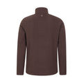 Brown - Back - Mountain Warehouse Mens Camber II Half Zip Fleece Top