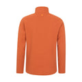 Burnt Orange - Back - Mountain Warehouse Mens Camber II Half Zip Fleece Top