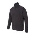 Black - Side - Mountain Warehouse Mens Camber II Half Zip Fleece Top