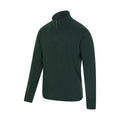 Dark Green - Back - Mountain Warehouse Mens Camber II Half Zip Fleece Top