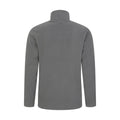 Dark Grey - Back - Mountain Warehouse Mens Camber II Half Zip Fleece Top