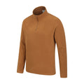 Mustard - Back - Mountain Warehouse Mens Camber II Half Zip Fleece Top