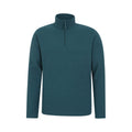 Petrol - Front - Mountain Warehouse Mens Camber II Half Zip Fleece Top