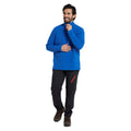 Blue - Lifestyle - Mountain Warehouse Mens Camber II Half Zip Fleece Top