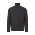 Black - Front - Mountain Warehouse Mens Camber II Half Zip Fleece Top