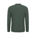 Khaki Green - Back - Mountain Warehouse Mens Selby Waffle Henley T-Shirt