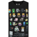 Midnight Black - Side - Minecraft Childrens-Boys Official Sprites Character T-Shirt