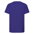 Purple Marl - Back - Minecraft Childrens-Boys Official Sprites Character T-Shirt