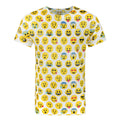 White - Front - Emoticon Mens Sublimation T-Shirt