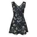 Black - Front - Nightmare Before Christmas Womens-Ladies Vampire Teddy Dress